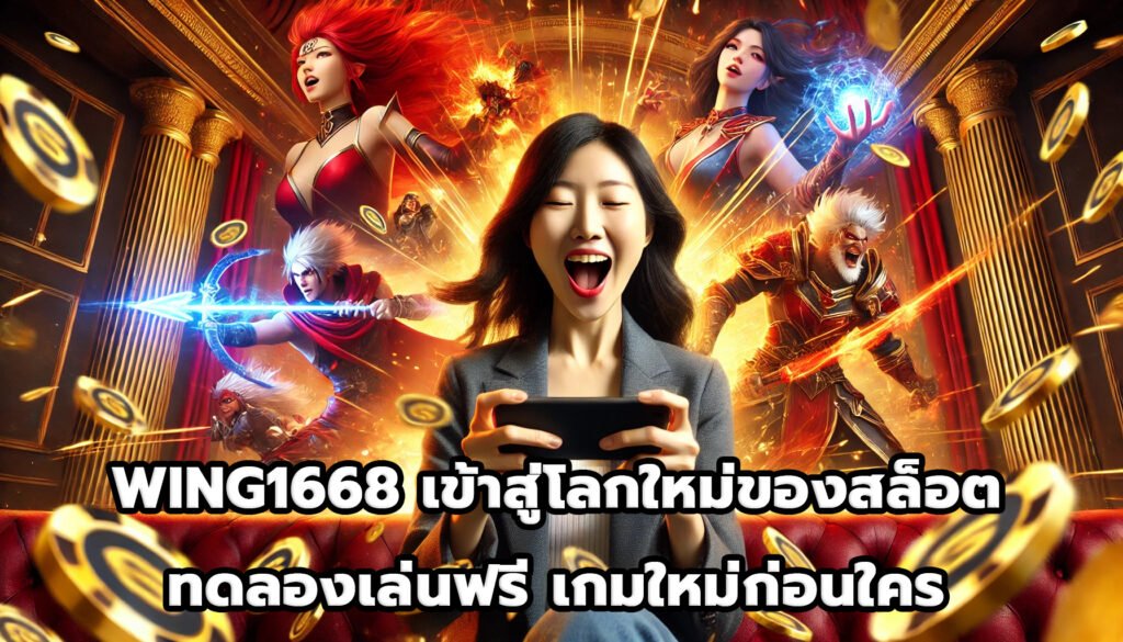 WING1668 เข้าสู่โลกใหม่ของสล็อต ทดลองเล่นฟรี เกมใหม่ก่อนใคร