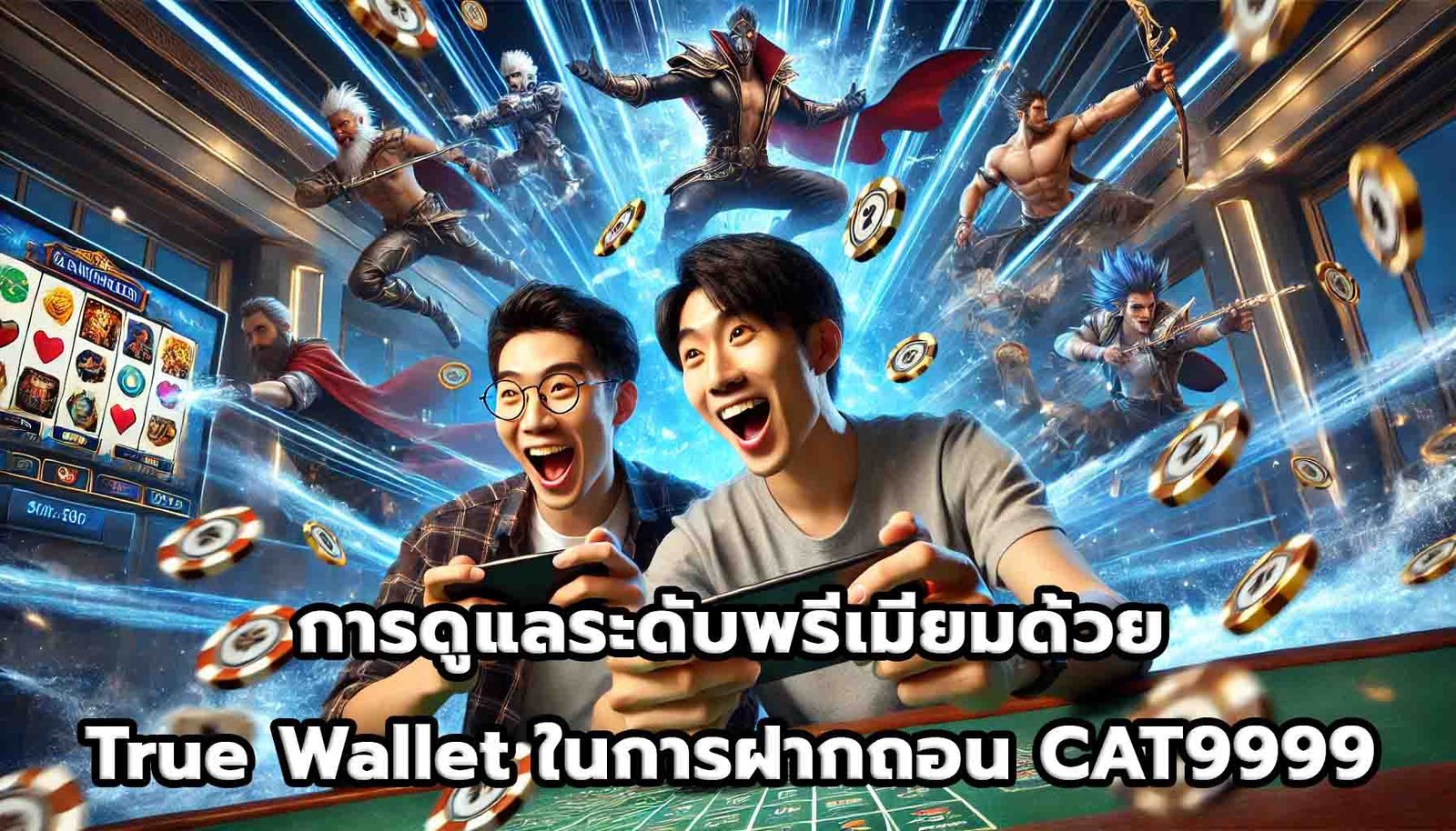 การดูแลระดับพรีเมียมด้วย True Wallet ในการฝากถอน CAT9999-12