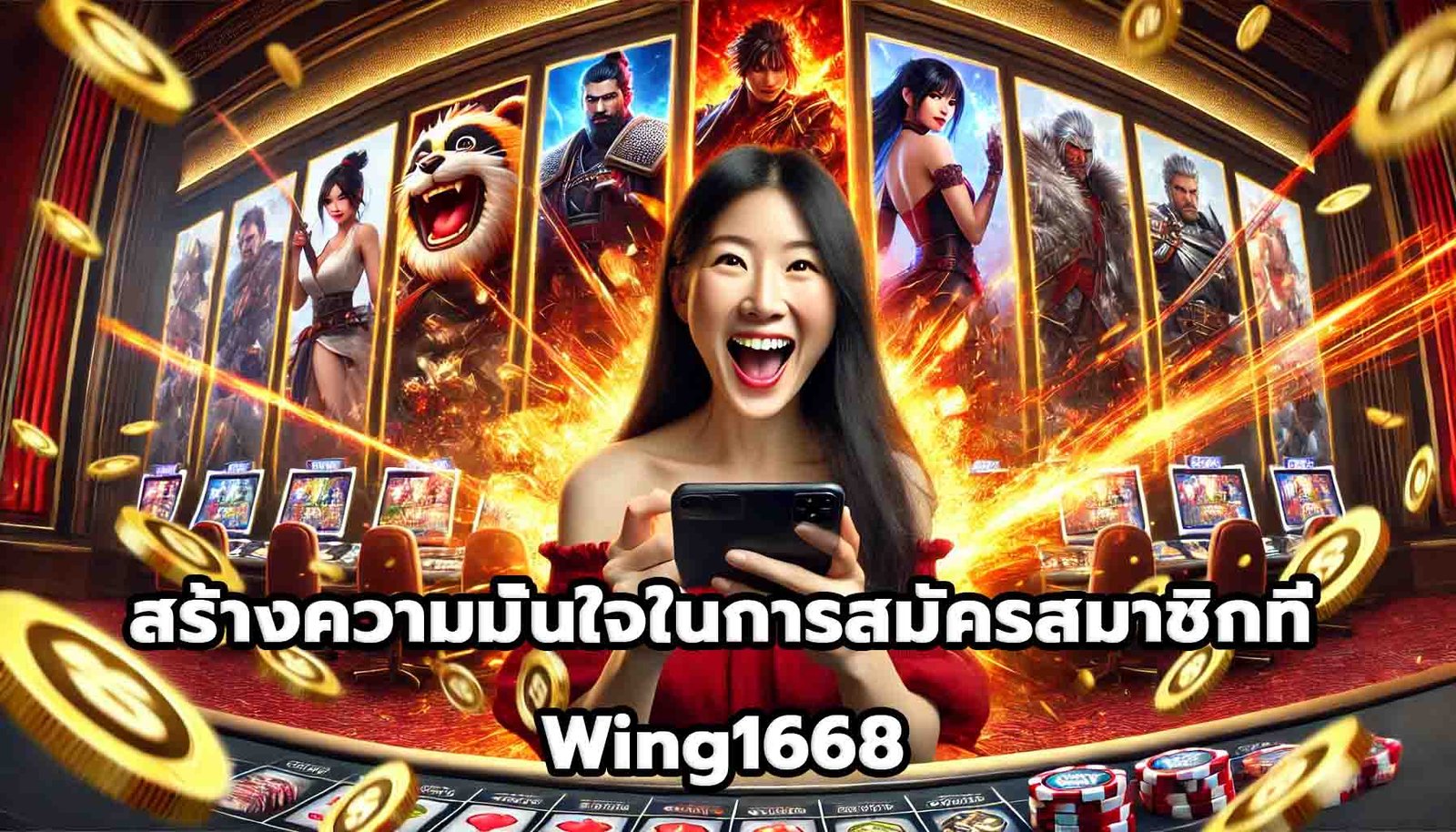 สร้างความมั่นใจในการสมัครสมาชิกที่ Wing1668-1